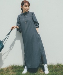 haco! | 【高橋愛さんコラボ】前後で着られて羽織りにもなる！ちょっとした仕草も可愛く見せるキャンディースリーブワンピース by LOVE&PEACE PROJECT(ワンピース)