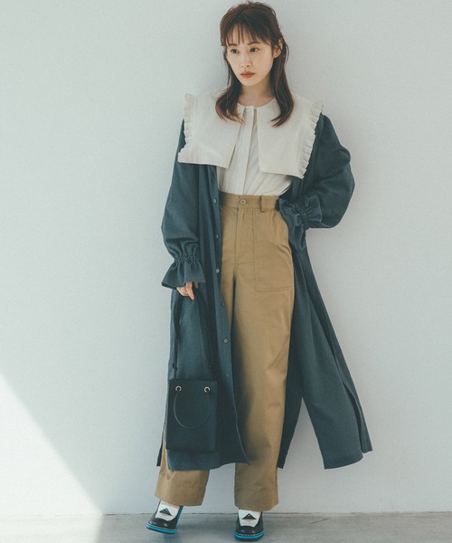 haco!（ハコ）の「【高橋愛さんコラボ】前後で着られて羽織りにもなる