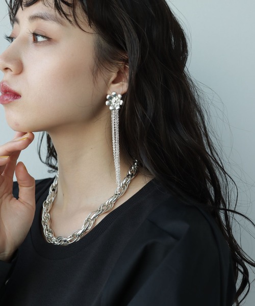 HARE(ハレ)の「ボリュームチェーンネックレス(HARE)(ネックレス・レディース・シルバー/ゴールド・FREE)」の15枚目の写真