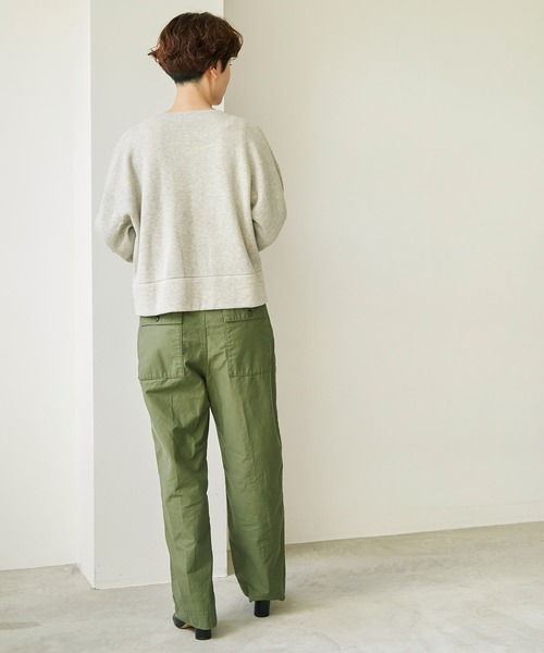 note et silence （ノートエシロンス）の「C/ラムウールダブルフェイス　スナップカーディガン（カーディガン/ボレロ・レディース・グレー/ダークブルー・FREE）」の8枚目の写真