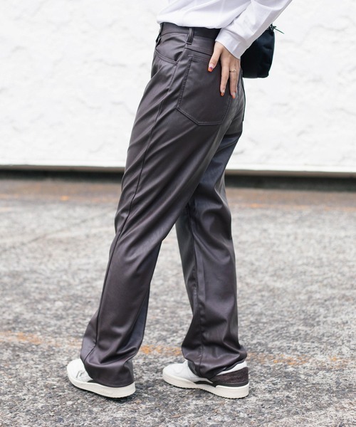 Wrangler(ラングラー)の「Wrangler Womens SYNTHETIC LEATHER LADIES WRANCHER DRESS WI1392(その他パンツ・レディース・ブラウン/ブラック・SMALL/X-SMALL)」の6枚目の写真