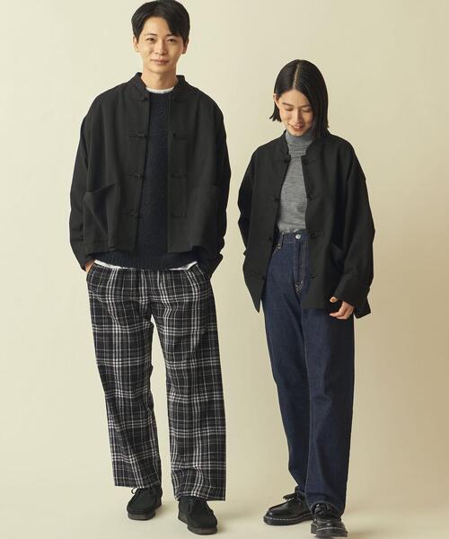 info. BEAUTY&YOUTH（インフォビューティアンドユース）の「【WEB限定】＜info. BEAUTY&YOUTH＞ フランネル チャイナジャケット（その他アウター・メンズ・モカ/グレー/ブラック・M/L）」の18枚目の写真