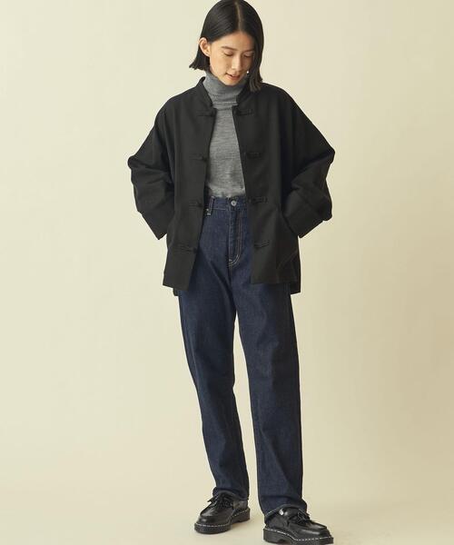 info. BEAUTY&YOUTH（インフォビューティアンドユース）の「【WEB限定】＜info. BEAUTY&YOUTH＞ フランネル チャイナジャケット（その他アウター・メンズ・モカ/グレー/ブラック・M/L）」の12枚目の写真