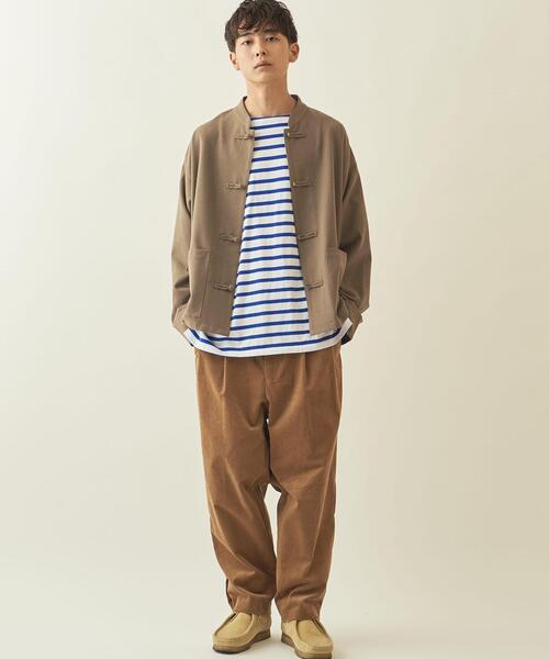 info. BEAUTY&YOUTH（インフォビューティアンドユース）の「【WEB限定】＜info. BEAUTY&YOUTH＞ フランネル チャイナジャケット（その他アウター・メンズ・モカ/グレー/ブラック・M/L）」の10枚目の写真