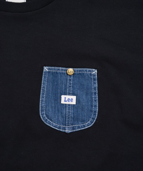 Lee（リー）の「【LEE／リー】デニムポケットロングスリーブTシャツ オーガニックコットン使用（Tシャツ/カットソー・レディース・ダークベージュ/ブラック/ホワイト/ライトブラウン・FREE）」の10枚目の写真