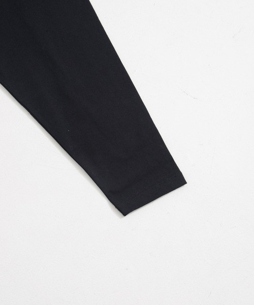 Lee（リー）の「【LEE／リー】デニムポケットロングスリーブTシャツ オーガニックコットン使用（Tシャツ/カットソー・レディース・ダークベージュ/ブラック/ホワイト/ライトブラウン・FREE）」の9枚目の写真