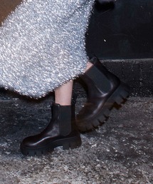 FABIO RUSCONI / side gore caterpillar sole boots