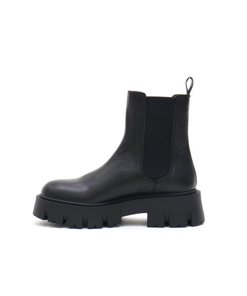 FABIO RUSCONI（ファビオルスコーニ）の「FABIO RUSCONI / side gore caterpillar sole boots（ブーツ・レディース・ブラック・38/37/36）」の5枚目の写真