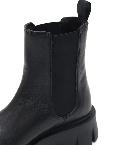 FABIO RUSCONI（ファビオルスコーニ）の「FABIO RUSCONI / side gore caterpillar sole boots（ブーツ・レディース・ブラック・38/37/36）」の9枚目の写真