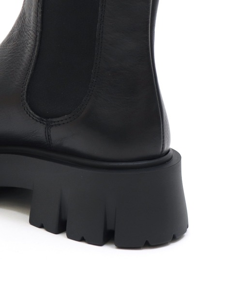 FABIO RUSCONI（ファビオルスコーニ）の「FABIO RUSCONI / side gore caterpillar sole boots（ブーツ・レディース・ブラック・38/37/36）」の12枚目の写真