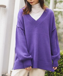 WEGO | WEGO/【WEB限定】ビックシルエットVネックセーター(ニット/セーター)