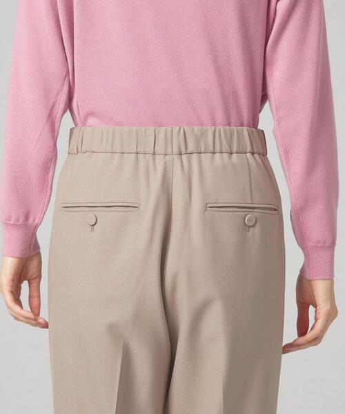closet story（クローゼットストーリー）の「＜closet story（クローゼットストーリー）＞キモウ アジャスター テーパード パンツ -ウォッシャブル-（スラックス・レディース・ベージュ/ネイビー・FREE）」の8枚目の写真