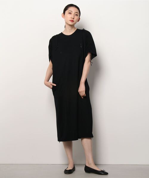 SHIROMA（シロマ）の「SHIROMA(シロマ)/ T-shirts dress（ワンピース・レディース・ブラック/ベージュ・FREE）」の2枚目の写真