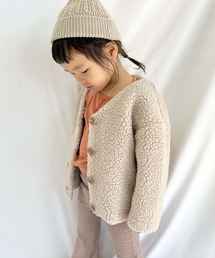 CIAOPANIC TYPY | 【KIDS】【ZOZOTOWN限定】ボアカーディガン(ノーカラージャケット)