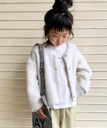 キッズのカーディガン/ボレロ（ホワイト/白色系）ファッション通販 