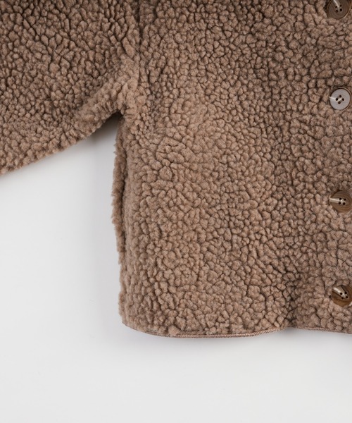 CIAOPANIC TYPY(チャオパニックティピー)の「【KIDS】【ZOZOTOWN限定】ボアカーディガン(ノーカラージャケット・キッズ・サックスブルー/アイボリー/モカ/ベージュ・LARGE/MEDIUM/XX-LARGE/SMALL/X-LARGE)」の21枚目の写真