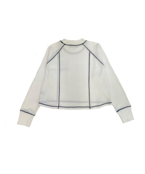 Avvenente（アベネンテ）の「【Avvenente】ワッフルロングTシャツ（Tシャツ/カットソー・レディース・ネイビー/オフホワイト/イエロー・FREE）」の17枚目の写真