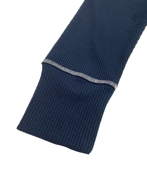 Avvenente（アベネンテ）の「【Avvenente】ワッフルロングTシャツ（Tシャツ/カットソー・レディース・ネイビー/オフホワイト/イエロー・FREE）」の18枚目の写真