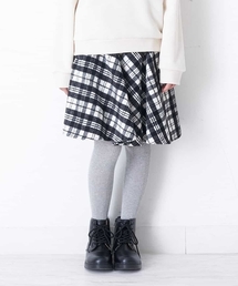 a.v.v（アーヴェヴェ）の「[140-150]シャギーチェックフレアスカート（スカート・キッズ）」