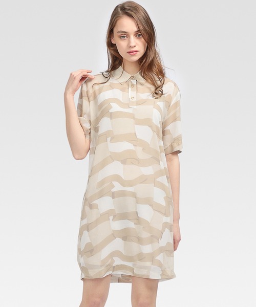 アウトレット送料無料 Tommy Icons シフォンポロワンピース 日本最大級