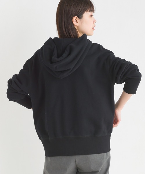 OMNES（オムネス）の「ユニセックス 裏毛スウェット プルオーバーパーカー（パーカー・レディース・ライトグレー/ブラック/ベージュ/アイボリー/ブルーグレー・SMALL/MEDIUM/LARGE/X-LARGE）」の12枚目の写真