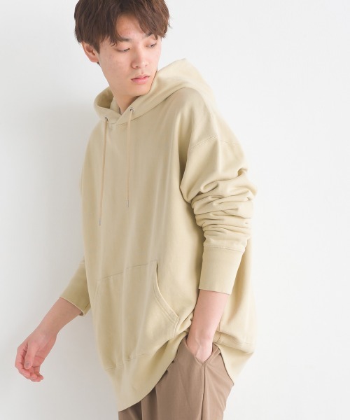 OMNES（オムネス）の「ユニセックス 裏毛スウェット プルオーバーパーカー（パーカー・レディース・ライトグレー/ブラック/ベージュ/アイボリー/ブルーグレー・SMALL/MEDIUM/LARGE/X-LARGE）」の17枚目の写真