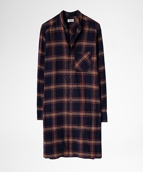 ZADIG&VOLTAIRE(ザディグ エ ヴォルテール)の「RYANE CAR ROBE(ワンピース・レディース・ボルドー・XS/M/S)」の6枚目の写真