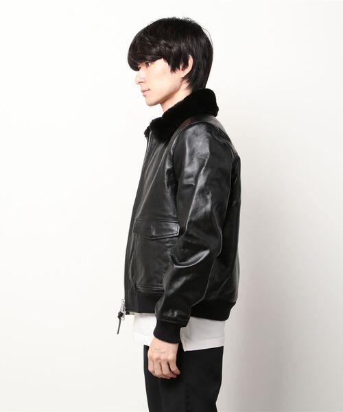 ALLSAINTS（オールセインツ）の「WORGAN SHEARLING AVIATOR JACKET