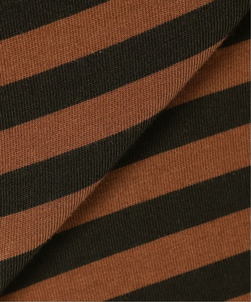 Spick & Span（スピックアンドスパン）の「≪追加≫GIZACOTTONボーダーロングT3◆（Tシャツ/カットソー・レディース・アイボリー/ブラウン・FREE）」の13枚目の写真