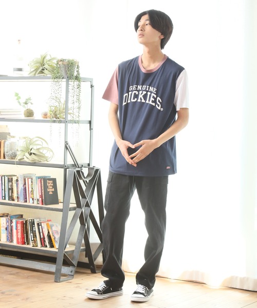 Dickies(ディッキーズ)の「【GENUINE DICKIES/ジェニュインディッキーズ】ロゴアートワークプリント 半袖Tシャツ(Tシャツ/カットソー・メンズ・ホワイト/ブラック/ブルー/グリーン/ベージュ系その他/ネイビー系・M/L/XL)」の18枚目の写真