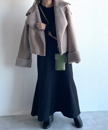 w closet | 起毛スムースマーメイドワンピース(ワンピース)