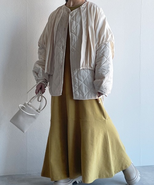 w closet（ダブルクローゼット）の「起毛スムースマーメイドワンピース（ワンピース・レディース・ブラック/ライム/マスタード・FREE）」の19枚目の写真