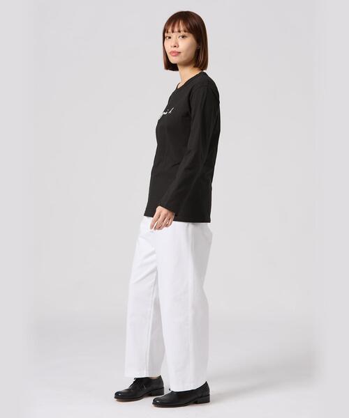 ロゴプリント コットン 長袖 Tシャツ ”Cool”（Tシャツ/カットソー