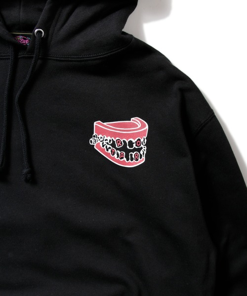 ROTAR(ローター)の「The Greedy Life PO PARKA バックプリント プルオーバー パーカー(パーカー・メンズ・ブラック/オレンジ系その他/ミックスグレー・MEDIUM/LARGE/SMALL/X-LARGE)」の13枚目の写真