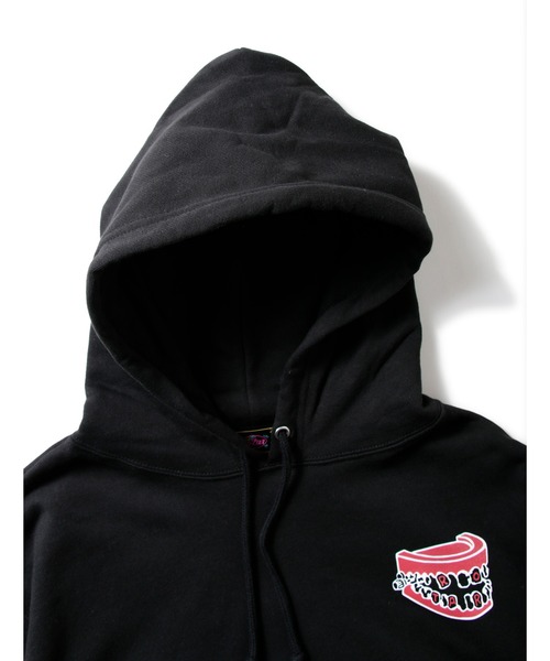 ROTAR(ローター)の「The Greedy Life PO PARKA バックプリント プルオーバー パーカー(パーカー・メンズ・ブラック/オレンジ系その他/ミックスグレー・MEDIUM/LARGE/SMALL/X-LARGE)」の12枚目の写真