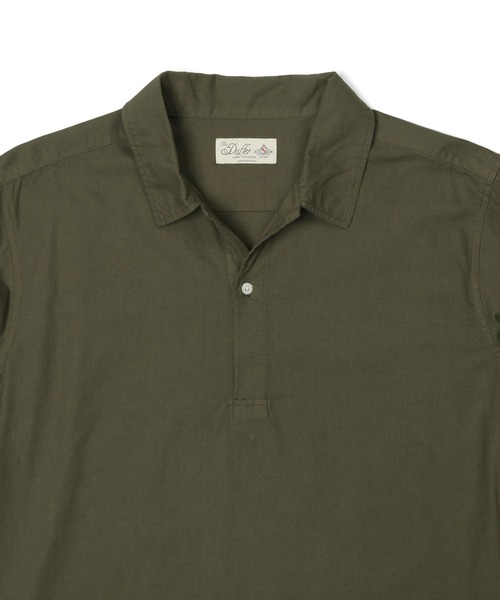 The DUFFER of ST.GEORGE(ザダファーオブセントジョージ)の「ECO FRIENDRY DYEING SKIPPER SHIRT:サステナブル エコ ニュアンスカラー スキッパーシャツ(シャツ/ブラウス・メンズ・ベージュ/ネイビー/グリーン・SMALL/MEDIUM/LARGE/X-LARGE)」の17枚目の写真