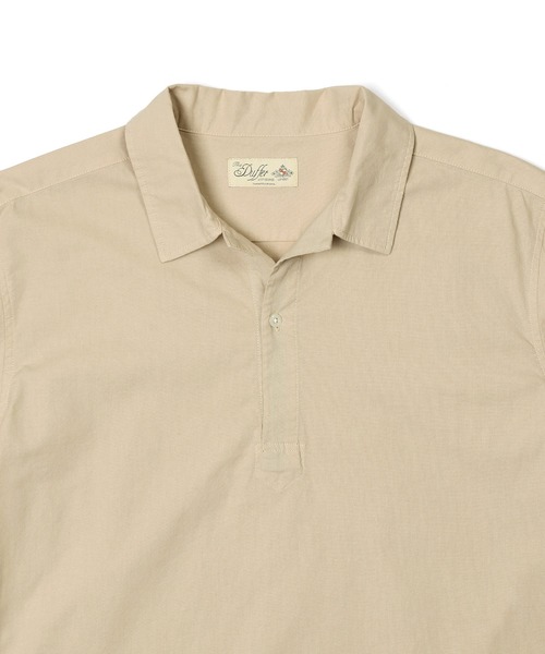 The DUFFER of ST.GEORGE(ザダファーオブセントジョージ)の「ECO FRIENDRY DYEING SKIPPER SHIRT:サステナブル エコ ニュアンスカラー スキッパーシャツ(シャツ/ブラウス・メンズ・ベージュ/ネイビー/グリーン・SMALL/MEDIUM/LARGE/X-LARGE)」の15枚目の写真