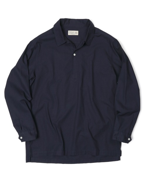 The DUFFER of ST.GEORGE(ザダファーオブセントジョージ)の「ECO FRIENDRY DYEING SKIPPER SHIRT:サステナブル エコ ニュアンスカラー スキッパーシャツ(シャツ/ブラウス・メンズ・ベージュ/ネイビー/グリーン・SMALL/MEDIUM/LARGE/X-LARGE)」の19枚目の写真