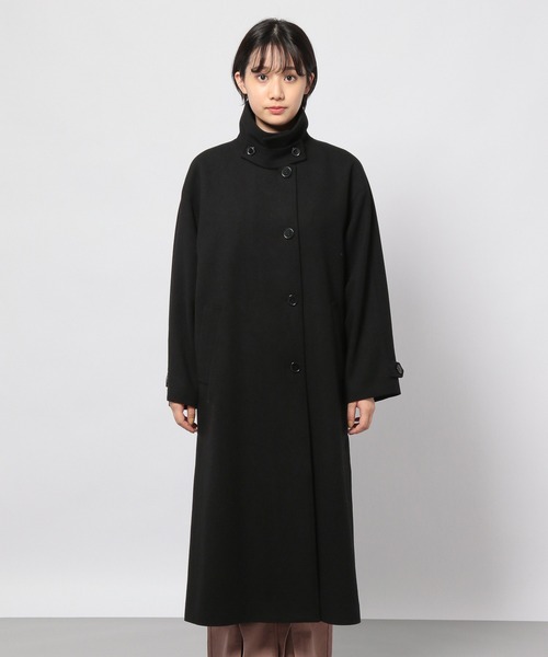 PAGEBOY(ページボーイ)の「スタンドネックウールコート2(チェスターコート・レディース・ブラック・S/M)」の10枚目の写真