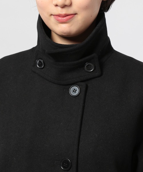 PAGEBOY(ページボーイ)の「スタンドネックウールコート2(チェスターコート・レディース・ブラック・S/M)」の13枚目の写真