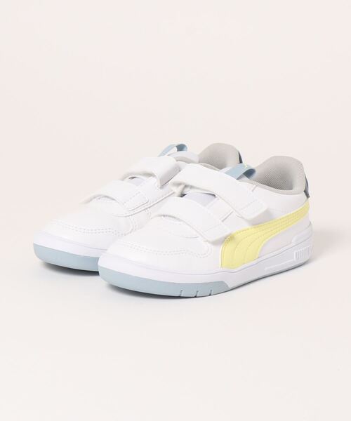 PUMA（プーマ）の「《PUMA》ﾌﾟｰﾏ ﾏﾙﾁﾌﾚｯｸｽ SL V PS（スニーカー・キッズ・ブラック×ライム/ブラック×ピンク/ホワイト・21.0cm/19.0cm/20.0cm/18.0cm）」の2枚目の写真