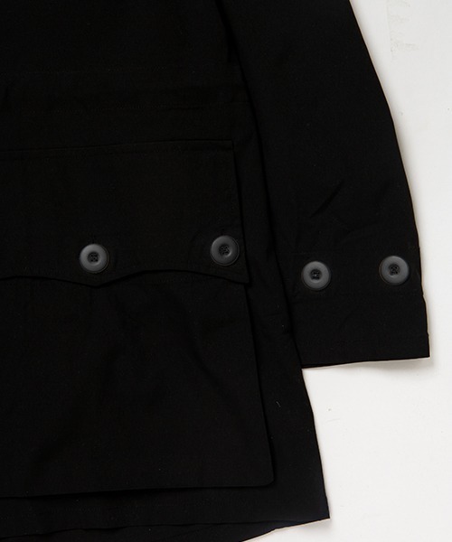 430(フォーサーティ)の「【430】PARKA JACKET(マウンテンパーカー・メンズ・ブラック/オレンジ/ライトグレー・3/2/1)」の8枚目の写真