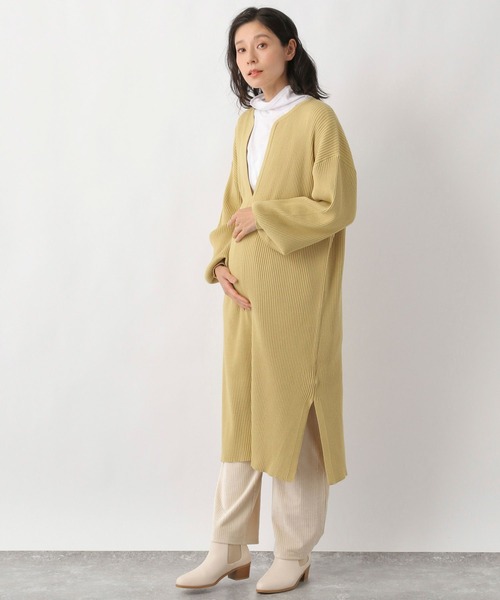 LEPSIM(レプシィム)の「マタニティ/12ゲージ2Pセットリブワンピース 258459(マタニティウェア/グッズ・レディース・ブラック/ブラウン/イエロー・FREE)」の11枚目の写真