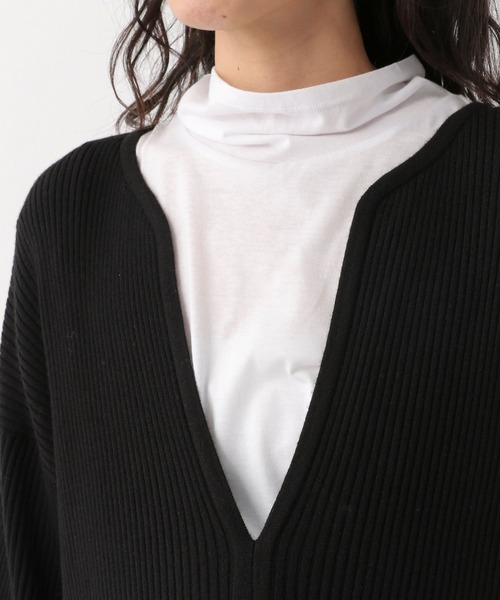 LEPSIM(レプシィム)の「マタニティ/12ゲージ2Pセットリブワンピース 258459(マタニティウェア/グッズ・レディース・ブラック/ブラウン/イエロー・FREE)」の16枚目の写真