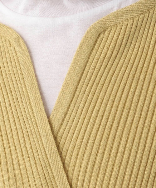 LEPSIM(レプシィム)の「マタニティ/12ゲージ2Pセットリブワンピース 258459(マタニティウェア/グッズ・レディース・ブラック/ブラウン/イエロー・FREE)」の18枚目の写真