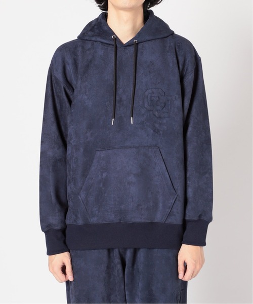 EDIFICE(エディフィス)の「【IVY LEAGUE by EDIFICE】フェイクスウェード パーカー(パーカー・メンズ・ネイビー/ブラウン/グレー・SMALL/MEDIUM/LARGE)」の4枚目の写真