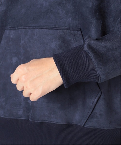 EDIFICE(エディフィス)の「【IVY LEAGUE by EDIFICE】フェイクスウェード パーカー(パーカー・メンズ・ネイビー/ブラウン/グレー・SMALL/MEDIUM/LARGE)」の11枚目の写真