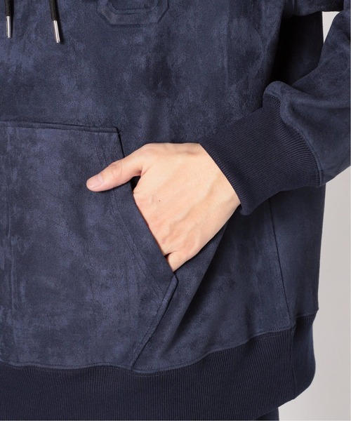 EDIFICE(エディフィス)の「【IVY LEAGUE by EDIFICE】フェイクスウェード パーカー(パーカー・メンズ・ネイビー/ブラウン/グレー・SMALL/MEDIUM/LARGE)」の12枚目の写真