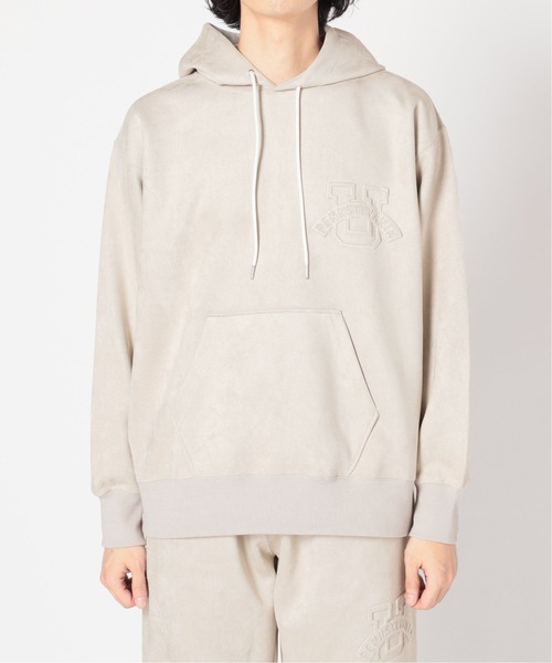 EDIFICE(エディフィス)の「【IVY LEAGUE by EDIFICE】フェイクスウェード パーカー(パーカー・メンズ・ネイビー/ブラウン/グレー・SMALL/MEDIUM/LARGE)」の16枚目の写真