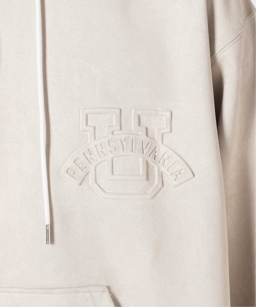 EDIFICE(エディフィス)の「【IVY LEAGUE by EDIFICE】フェイクスウェード パーカー(パーカー・メンズ・ネイビー/ブラウン/グレー・SMALL/MEDIUM/LARGE)」の18枚目の写真